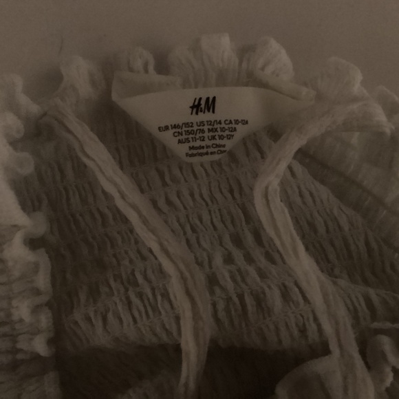 White, 12-14 h&m shirt - Picture 5 of 5